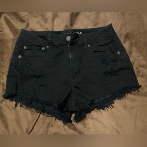 American Eagle black shorts size 8 stretch